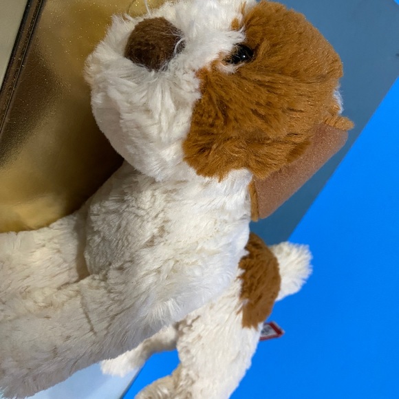 DOUGLAS CUDDLE TOYS VTG 2010 WHITE SPANIEL PUPPY SUPER SOFT PLUSH KEENE, NH 7” - Picture 11 of 14